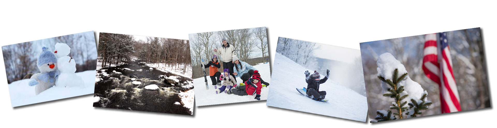 Winter at Saw Creek Estates. The Poconos 5-star, four seasons recreational community.