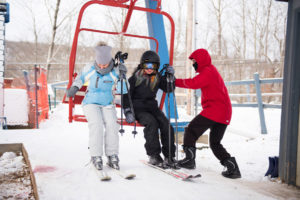 Private skiing at Saw Creek Estates. The Poconos 5-star, four seasons recreational community.