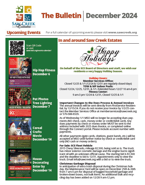 DECEMBER BULLETIN