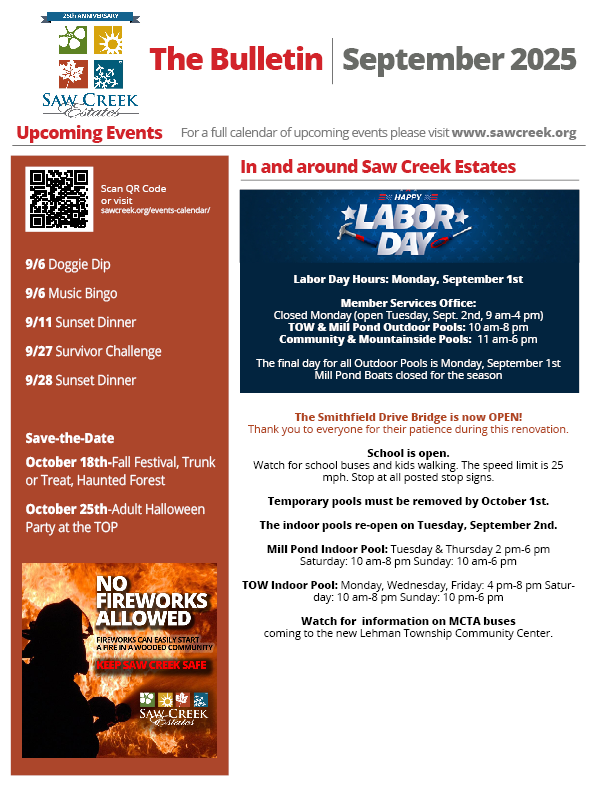 SEPTEMBER BULLETIN