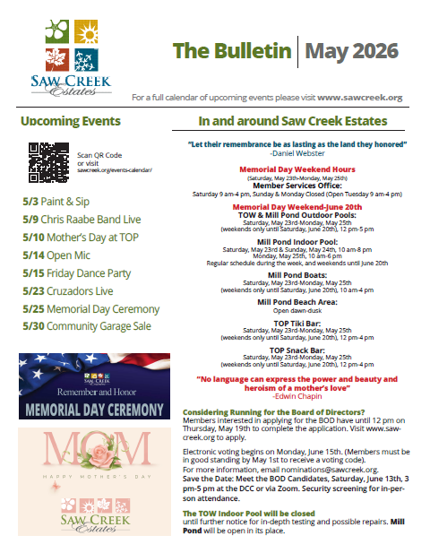MAY BULLETIN
